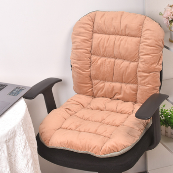 Perne de șezut încălzite pentru iarnă, cu suport pentru spate și lombar, material pluș, umplutură din fibre poliesterice, personalizabil