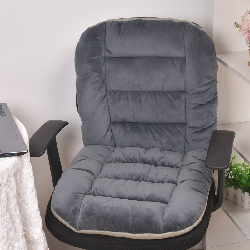 Perne de șezut încălzite pentru iarnă, cu suport pentru spate și lombar, material pluș, umplutură din fibre poliesterice, personalizabil