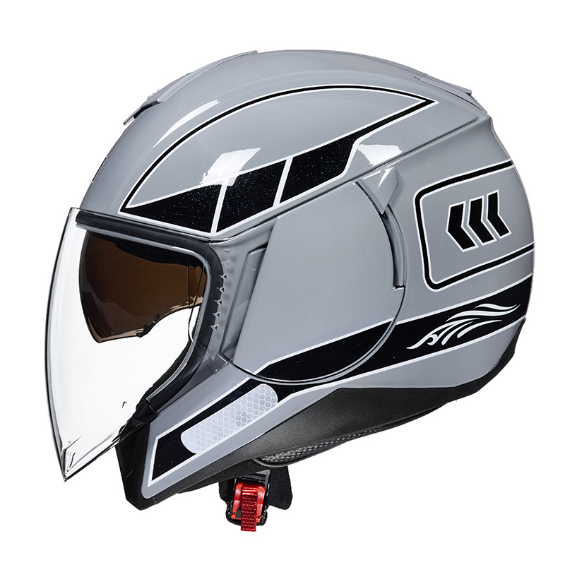 Casca RNG pentru motocicletă 3/4, ABS, Unisex, Adulți, Pentru deplasări urbane