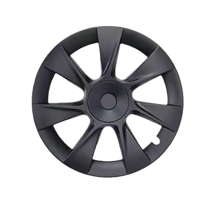 Capace de hub Tesla, 7 spițe, acoperire completă, din plastic, pentru Model Y