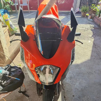 KTM RC390 2022-2024 vjetrobran od PC plastike, podignuti prednji vjetrobran