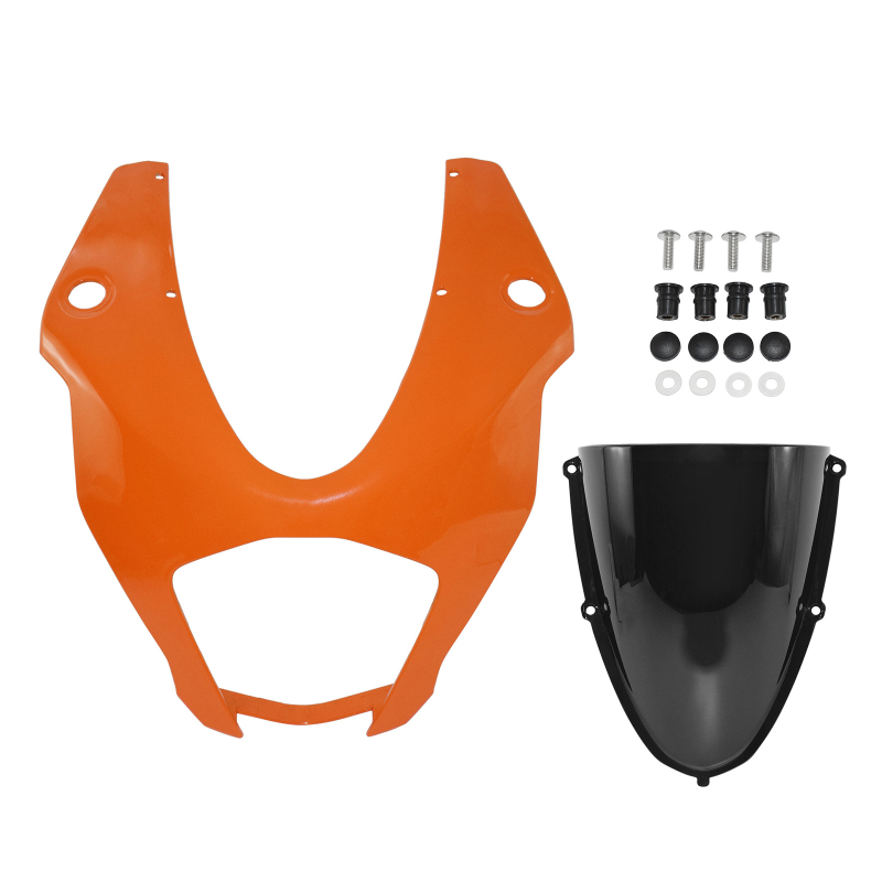 KTM RC390 2022-2024 vjetrobran od PC plastike, podignuti prednji vjetrobran