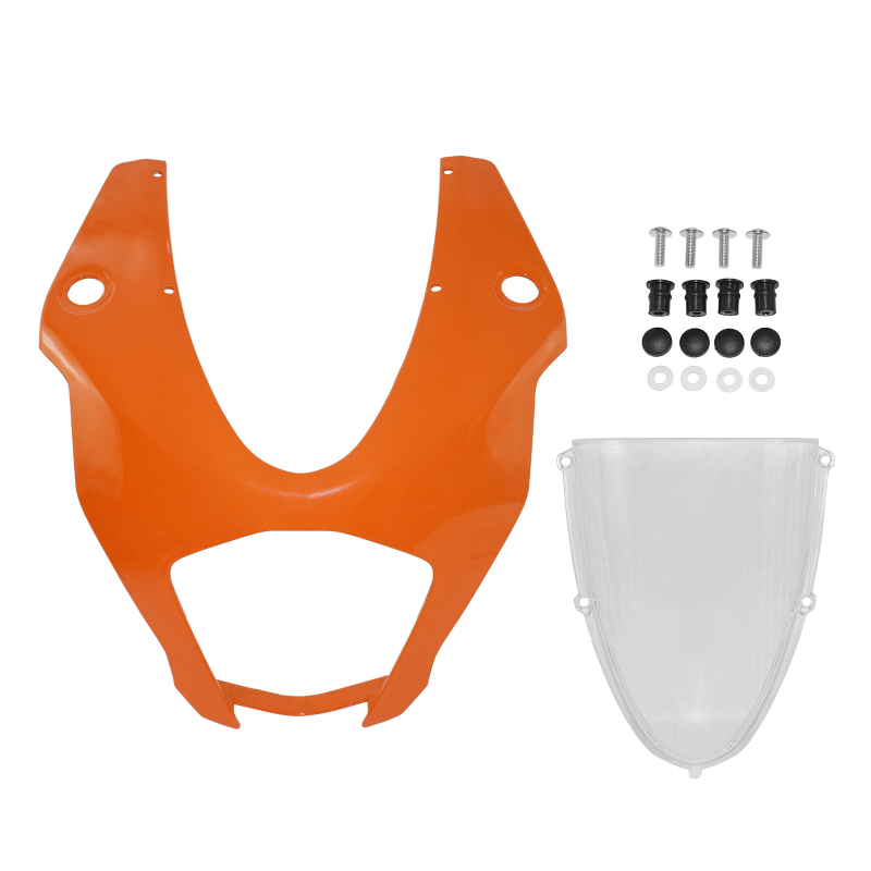 KTM RC390 2022-2024 vjetrobran od PC plastike, podignuti prednji vjetrobran