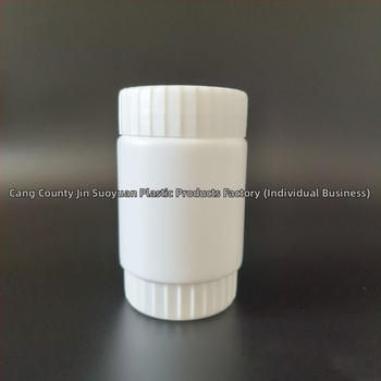 Plastikinė plačiai atidaryta buteliukui žemės ūkio chemijos pakuotei; skersmuo 34 mm; sienos storis 1 mm; apsaugos dangtelis nuo vagystės.