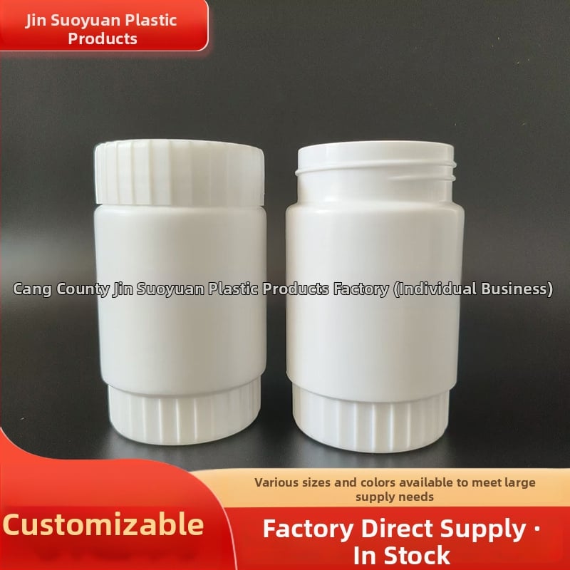 Plastikinė plačiai atidaryta buteliukui žemės ūkio chemijos pakuotei; skersmuo 34 mm; sienos storis 1 mm; apsaugos dangtelis nuo vagystės.