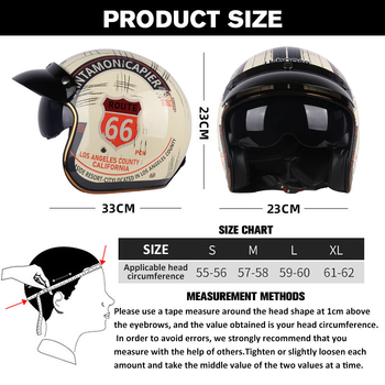 Emerald Retro Half Helmet – ABS Plastic, kaciga za motocikle