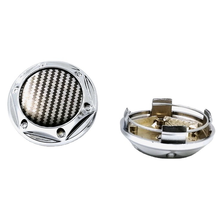 Kape za središnji dio kotača s uzorkom karbonskih vlakana za promjere 61 mm, 63 mm i 68 mm