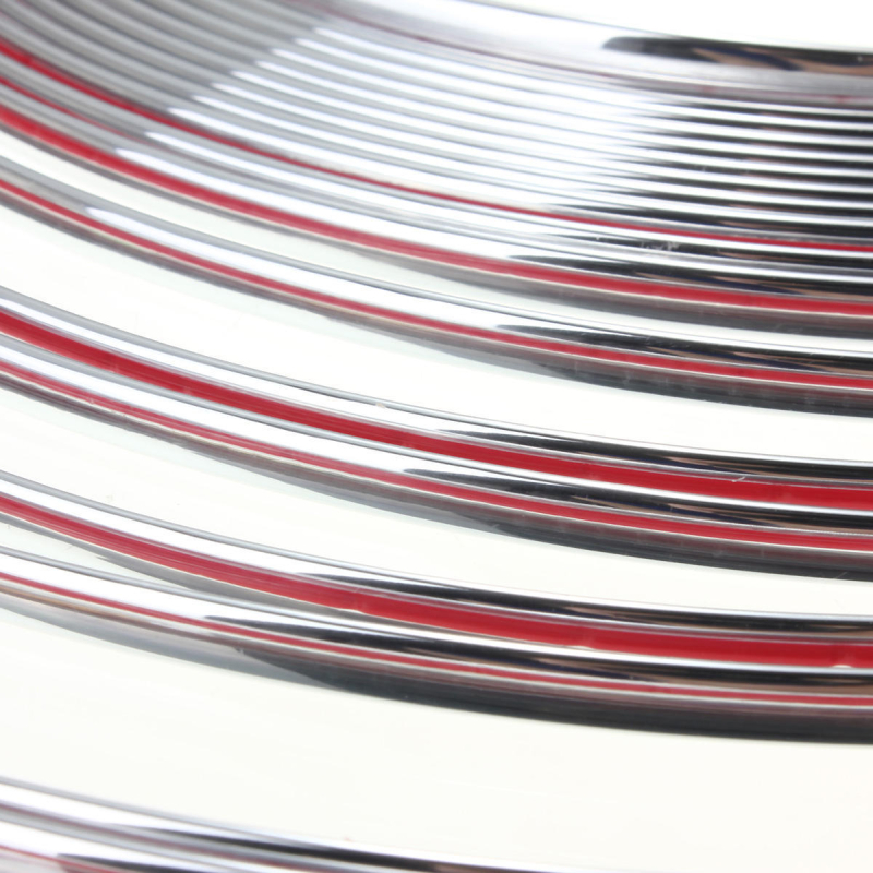 Autóablak díszléc, elektroplatált bevonattal, univerzális illeszkedés, ütközésvédő, automata váltós járművekhez