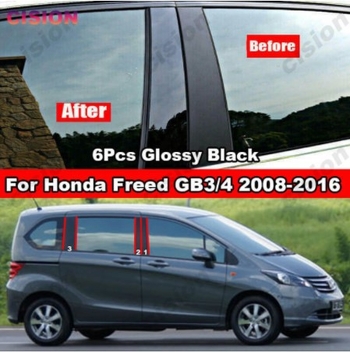 Dekorativni središnji stup Honda Freed GB3–GB8 uz prozor sjajnom trakom