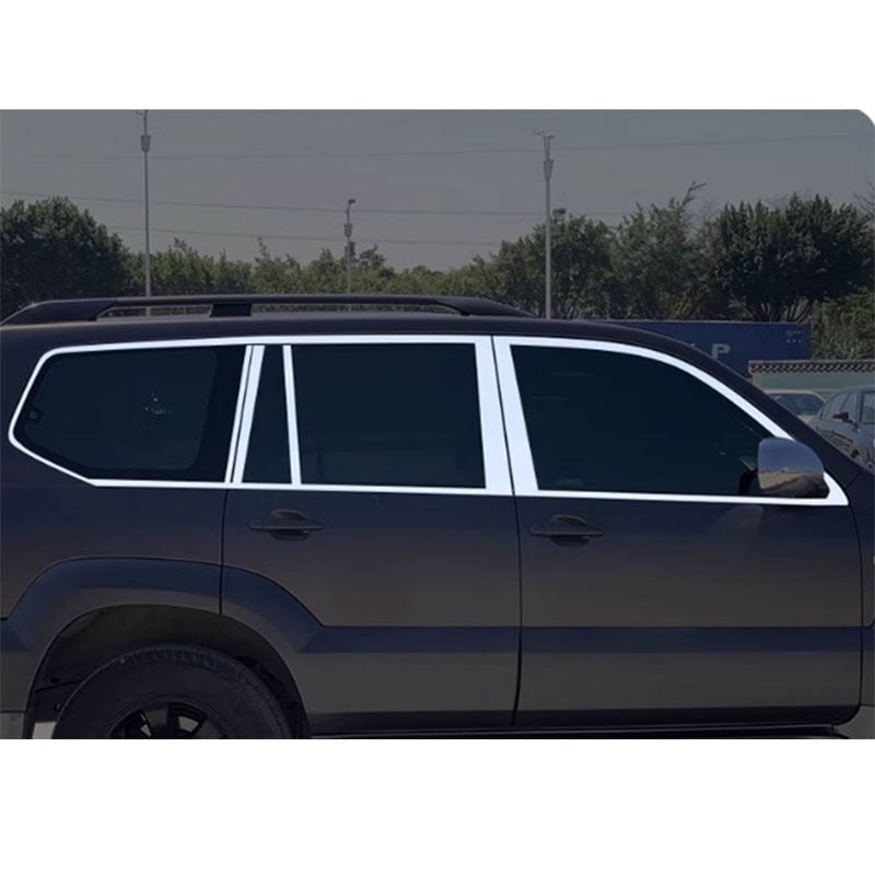 Tianlu automobilska prozorska letvica 304 nerđajućeg čelika za Toyota Prado Fj120 (2003-2009), ručni prijenos