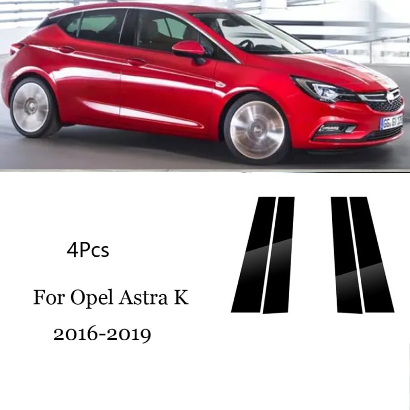 Dekorativne trake za prozore Opel Astra K (2016–2019) i naljepnice za stupove Opel Mokka/X (2013–2017)
