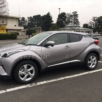 Dekorativne letvice za rub vrata Toyota C-HR (2017) – elektroplatirano ABS plast, HOTTOP
