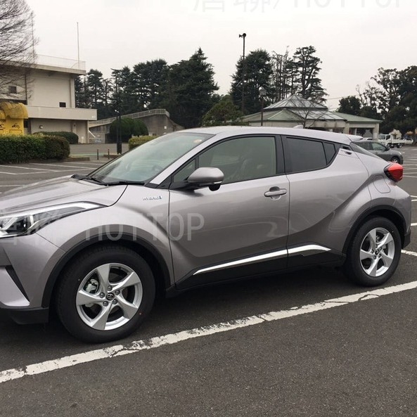 Dekorativne letvice za rub vrata Toyota C-HR (2017) – elektroplatirano ABS plast, HOTTOP