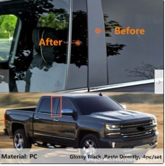 Pokrov srednjeg stupa za Silverado i GMC Sierra 1500 (2014-2018, 2019-2022)
