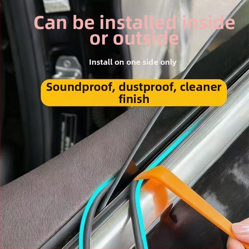 Λαστιχένια λωρίδα στεγανοποίησης παραθύρου αυτοκινήτου – ηχομόνωση, στεγανοποίηση κενών, υλικό καουτσούκ, δυνατότητα προσαρμογής