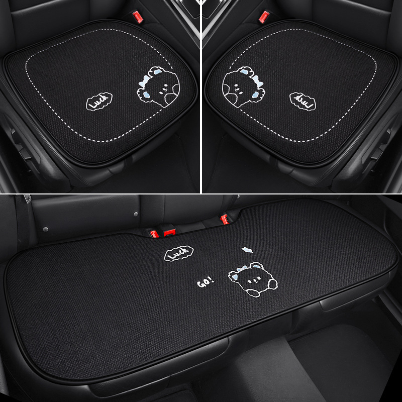 Autóülés párna, háromrészes készlet, rajzfilm stílus, töltet szintetikus rostok, PVC felület