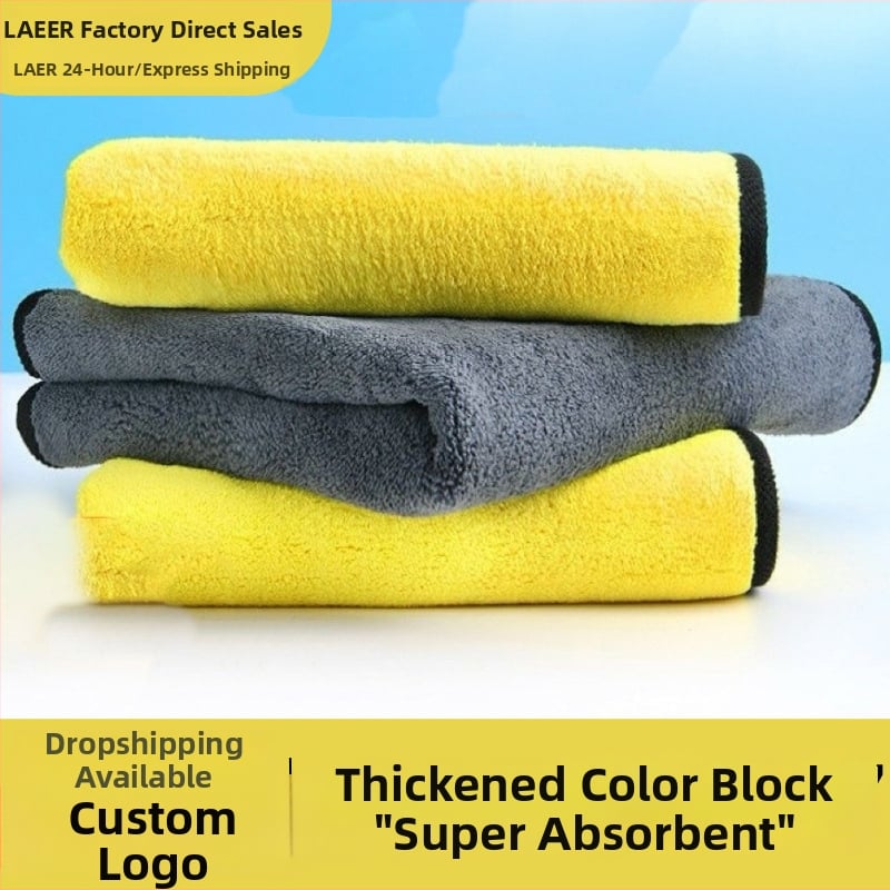 Microvláknová handrička na čistenie interiéru auta, 40 g, rýchle sušenie, vysoká savosť, možnosť potlače loga