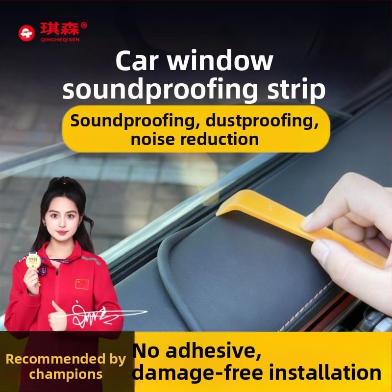 Σφράγιση κενών παραθύρων αυτοκινήτου – καουτσούκ σφράγισης με αφρώδες υλικό, μοντέλο Checsn11-1, πάχος 6 mm, μάρκα Qingheqisen/qisen
