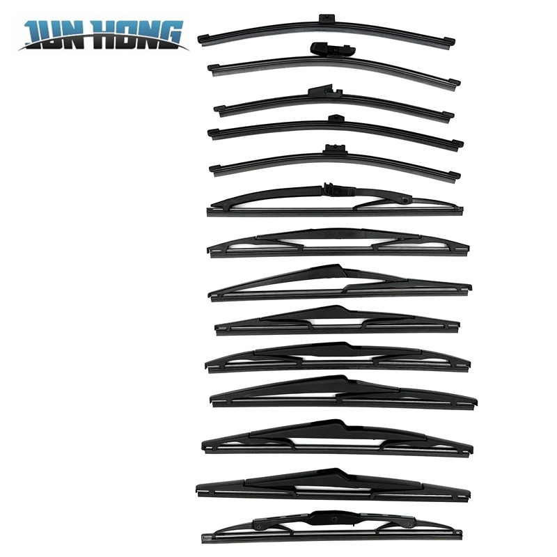 Autó hátsó ablaktörlőlap JUNHONG, természetes anyag, 12V, 180° törlési szög