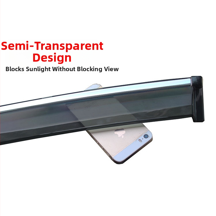 Dážďový štít na auto pre Great Wall Cannon, akryl, montáž háčikom a lepidlom, sada štyroch kusov