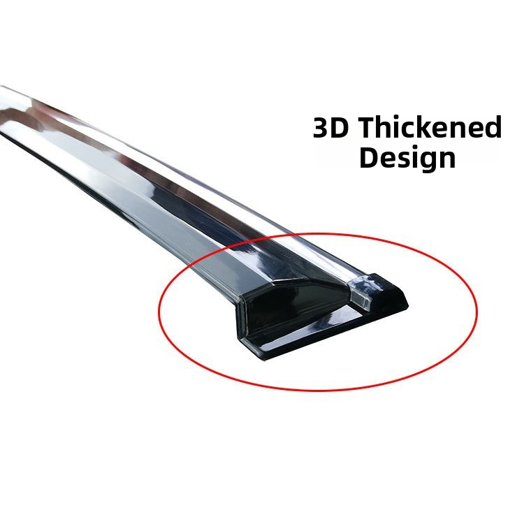 Dážďový štít pre okno BYD Dolphin – akryl, inštalácia háčik + lepidlo, sada štyroch kusov