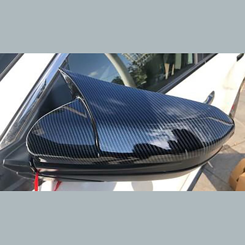 Karbonski poklopac retrovizora za Honda Civic (2016–2021), crni samuraj stil