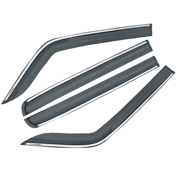 Scut de ploaie acrilic pentru geamul Tank 300, montaj cu adeziv și cârlig, set de patru bucăți