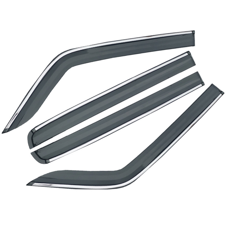 Scut de ploaie acrilic pentru geamul Tank 300, montaj cu adeziv și cârlig, set de patru bucăți