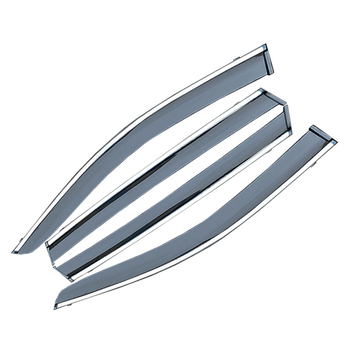 Scut de ploaie acrilic pentru geam VW ID.3 – set de 4 bucăți, montaj cu cârlige și adeziv, compatibil cu transmisia automată