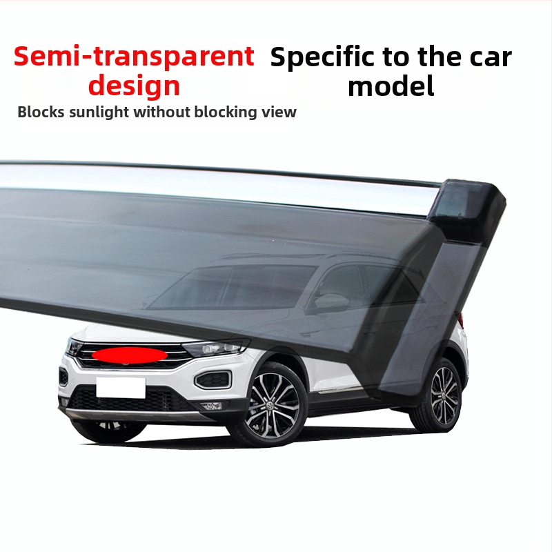 Scut de ploaie acrilic pentru geam VW ID.3 – set de 4 bucăți, montaj cu cârlige și adeziv, compatibil cu transmisia automată