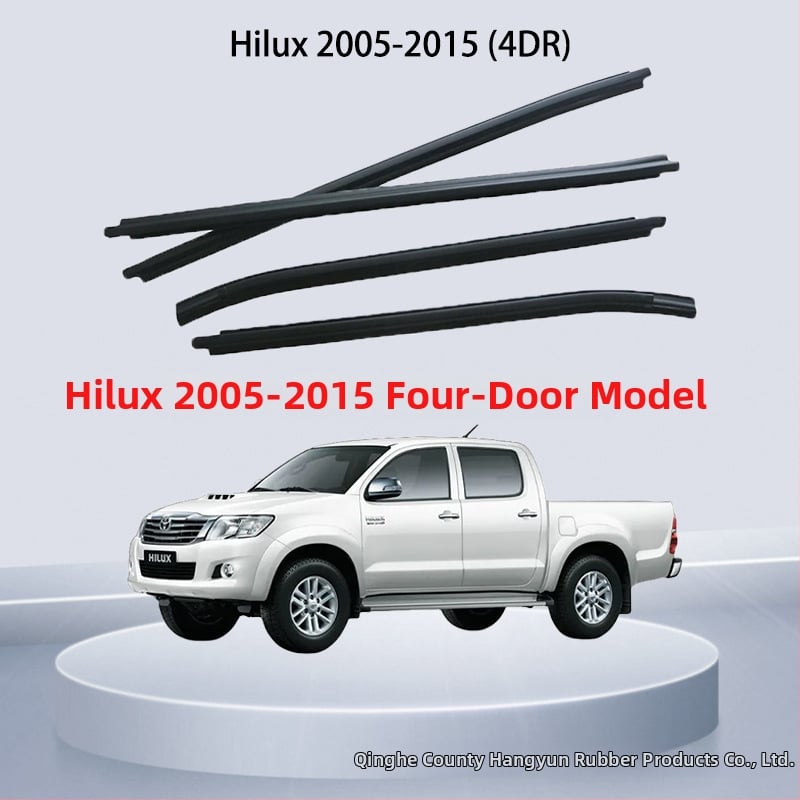 Λωρίδα στεγανοποίησης αυτοκινήτου για τα παράθυρα, καουτσούκ, μάρκα Aero Cloud, μοντέλο Hirax 2006-2015, για Toyota Hilux