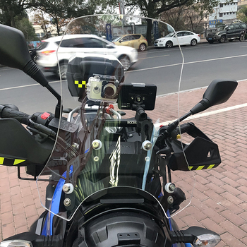 DL250 prednje vjetrobransko staklo za Suzuki DL250, akrilno, debljina 4 mm, zaštita od kiše i prašine