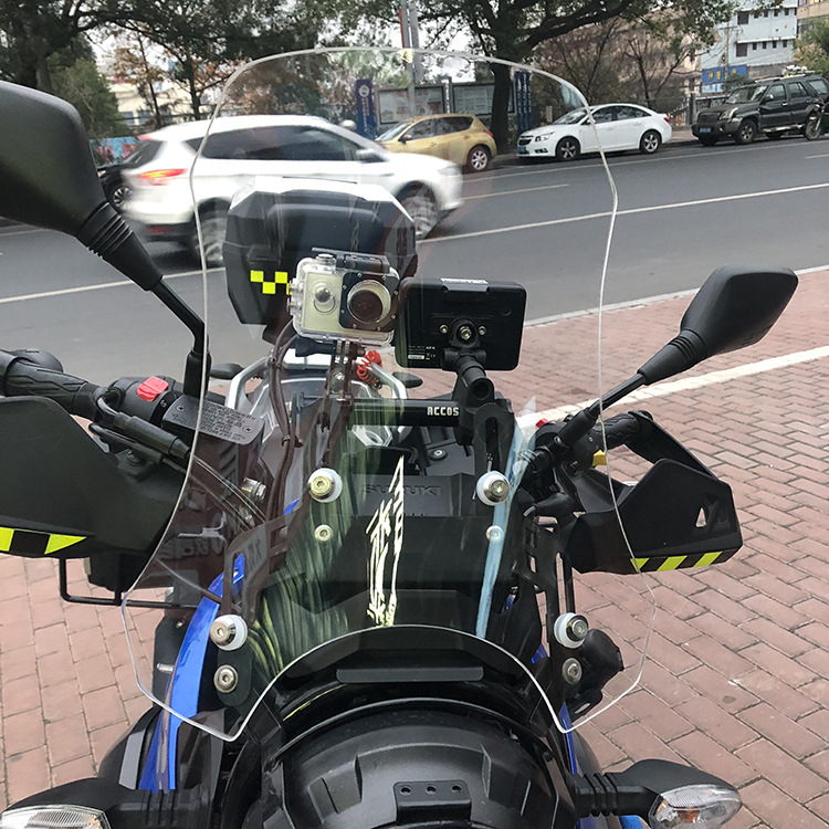 DL250 prednje vjetrobransko staklo za Suzuki DL250, akrilno, debljina 4 mm, zaštita od kiše i prašine