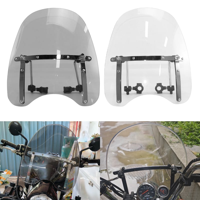 Harley Veliko Vjetrobran Za Motocikl, Plastika Otporna na Habanje, Univerzalna Ugradnja, Prilagodljiv Prednji Štitnik
