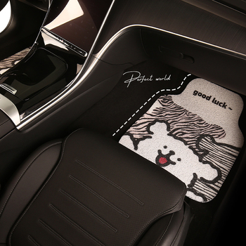 Peaceful универсална подложка за пода на автомобила за водача, химическо влакно, персонализирано поръчване, възможно частно етикетиране