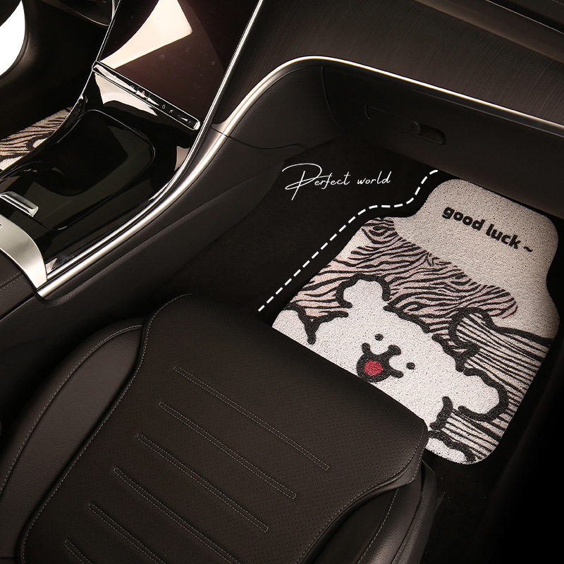 Peaceful универсална подложка за пода на автомобила за водача, химическо влакно, персонализирано поръчване, възможно частно етикетиране