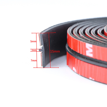 Bandă de etanșare în formă de T pentru ușile și ferestrele mașinii, EPDM, rezistentă la temperaturi înalte, uzură și coroziune, etanșare împotriva prafului și intemperiilor, sigilare acustică