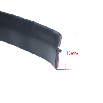 Bandă de etanșare în formă de T pentru ușile și ferestrele mașinii, EPDM, rezistentă la temperaturi înalte, uzură și coroziune, etanșare împotriva prafului și intemperiilor, sigilare acustică