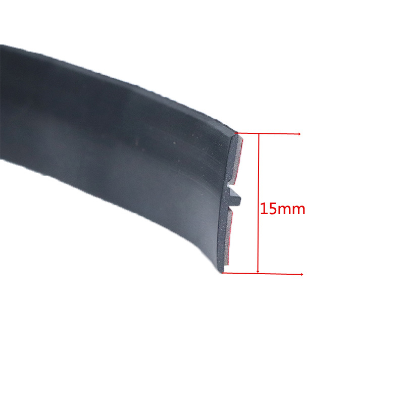 Bandă de etanșare în formă de T pentru ușile și ferestrele mașinii, EPDM, rezistentă la temperaturi înalte, uzură și coroziune, etanșare împotriva prafului și intemperiilor, sigilare acustică