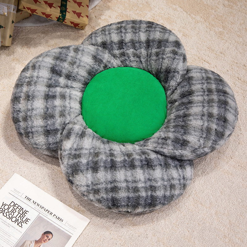 Corduroy anyagú virágmintás ülőpárna, PP pamut töltet, tatami-stílus, nappaliba, hálószobába, dolgozószobába és erkélyre.