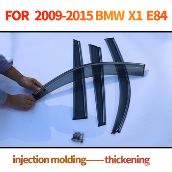 BMW X1 deflektori za prozore PVC (E84, 2009-2015) | Instalacija ljepilom uz dodatno učvršćenje kopčom | Prilagodljivo