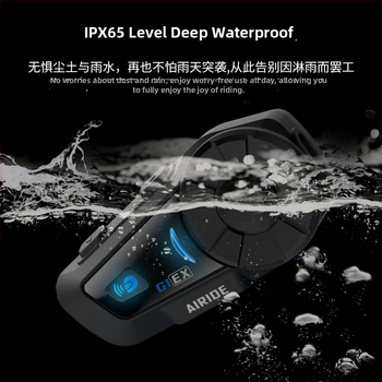 G1EX Шлем Bluetooth слушалка с вграден интерком, мултипотребителски разговор, монофонален звук, 2025