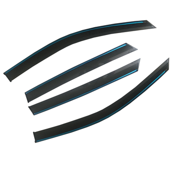 Baojun 530 kišna vizira s injektiranom sjajnom dekorativnom trakom, vanjska dekoracija, ugradnja kukicama i ljepilom, komplet od četiri ili šest komada