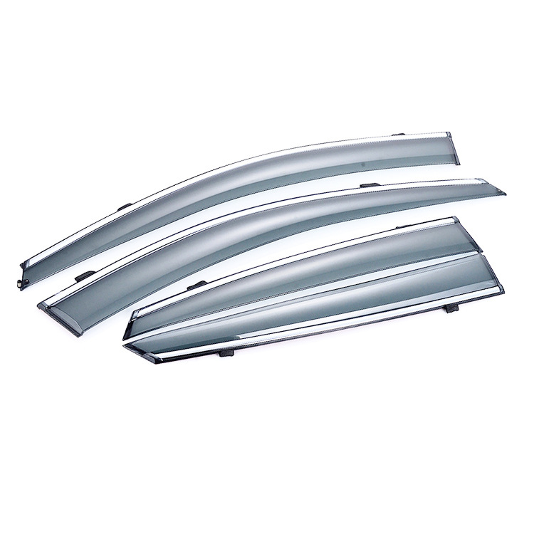 Akrilni kišni štitnik za prozore Mitsubishi Car Series, ugradnja kuka + ljepilo, set od 4 komada, kompatibilno s modelima 2005–2019