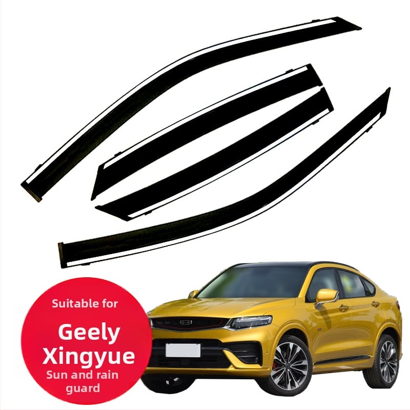 Geely Xingyue Dažďová ochrana okna – Akrylový dekor 2019 model
