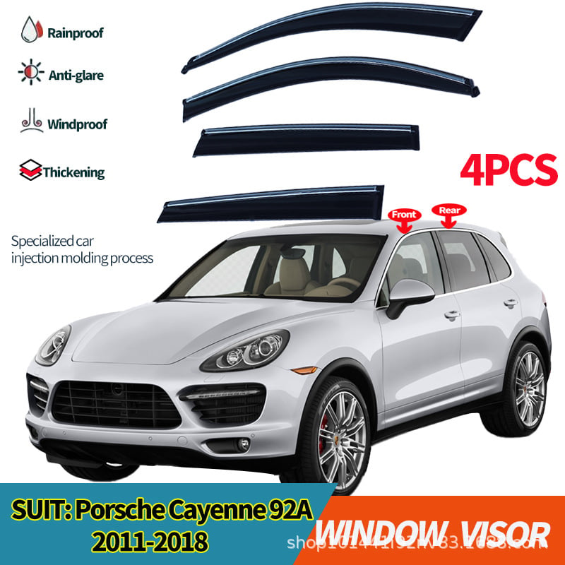 Porsche Cayenne zaštita prozora 92A (2011-2018) – PC materijal, čvrsto ljepilo za montažu, 4 komada
