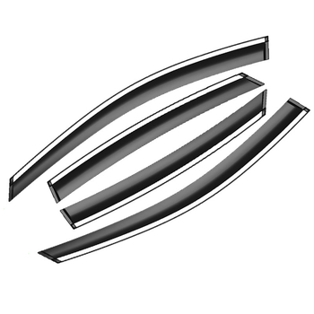 BYD Qin kišni štit za prozor - akrilni set od četiri komada, montaža kukom i ljepilom, kompatibilno s Qin EV