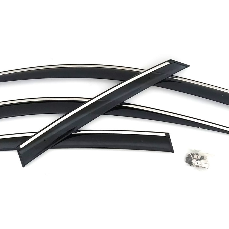 Mazda CX-30 zaštita kiše za prozor, klips-ova ugradnja, YST akrilna traka/PC materijal s nehrđajućom ukrasnom trakom, paket 4 komada