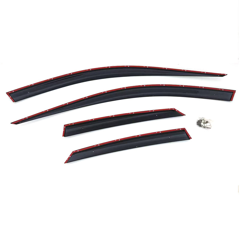 Mazda CX-30 zaštita kiše za prozor, klips-ova ugradnja, YST akrilna traka/PC materijal s nehrđajućom ukrasnom trakom, paket 4 komada