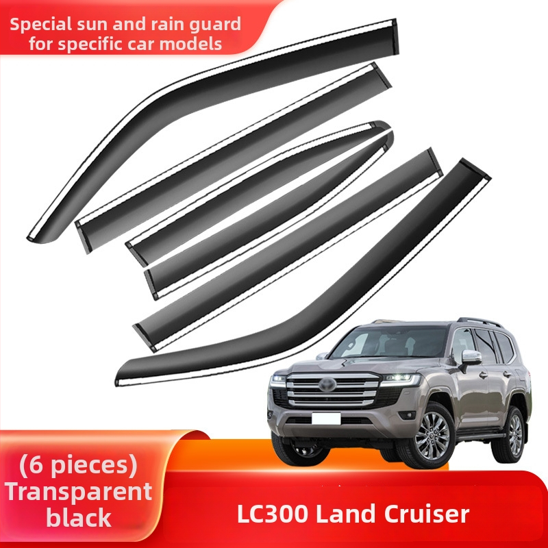 Land Cruiser LC300 — dažďová ochrana okien a spätného zrkadla